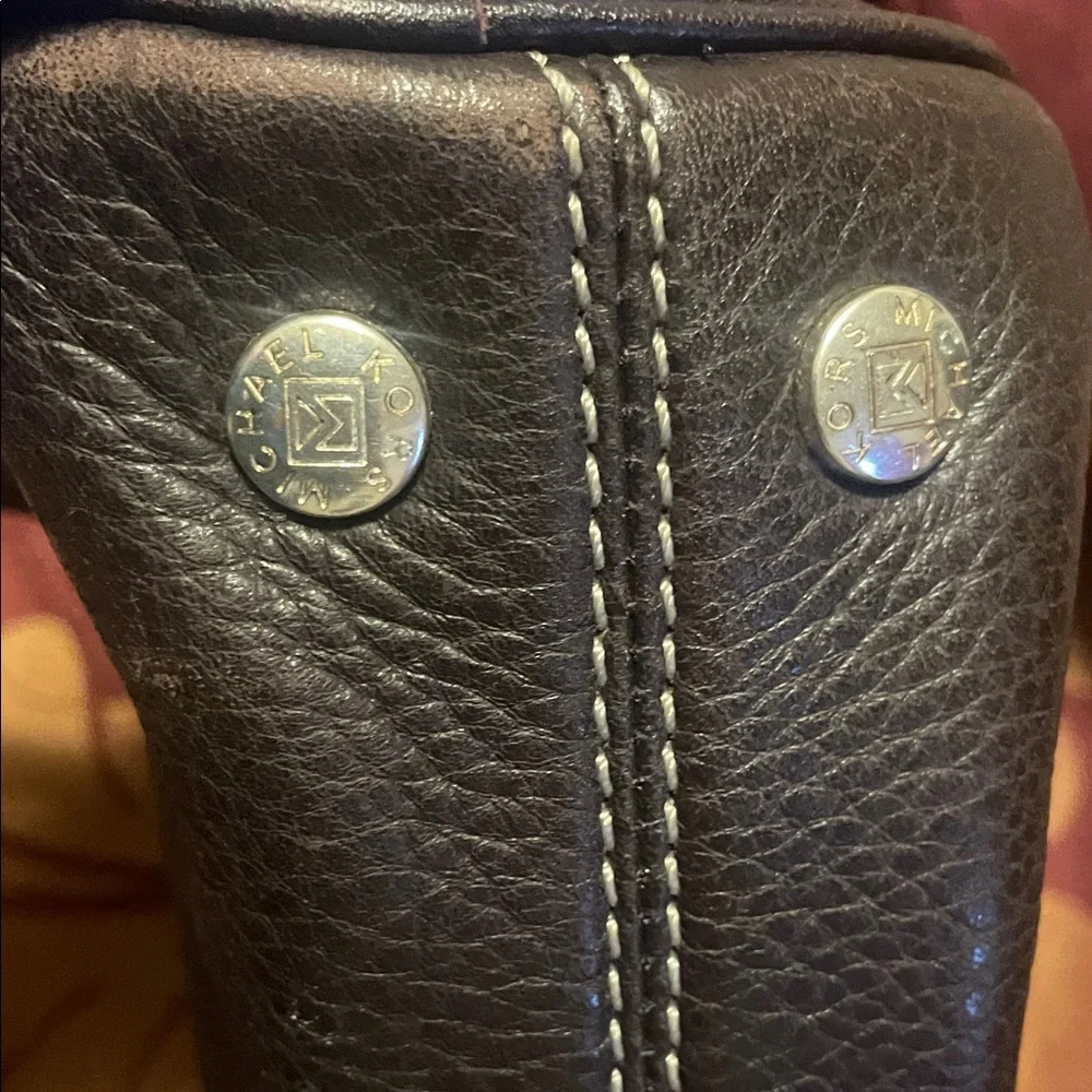 Classic Brown Leather Satchel Handbag